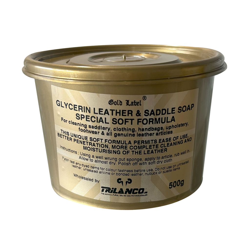 Gold Label Glycerin Leather and Saddle Soap Soft Formula - 500g