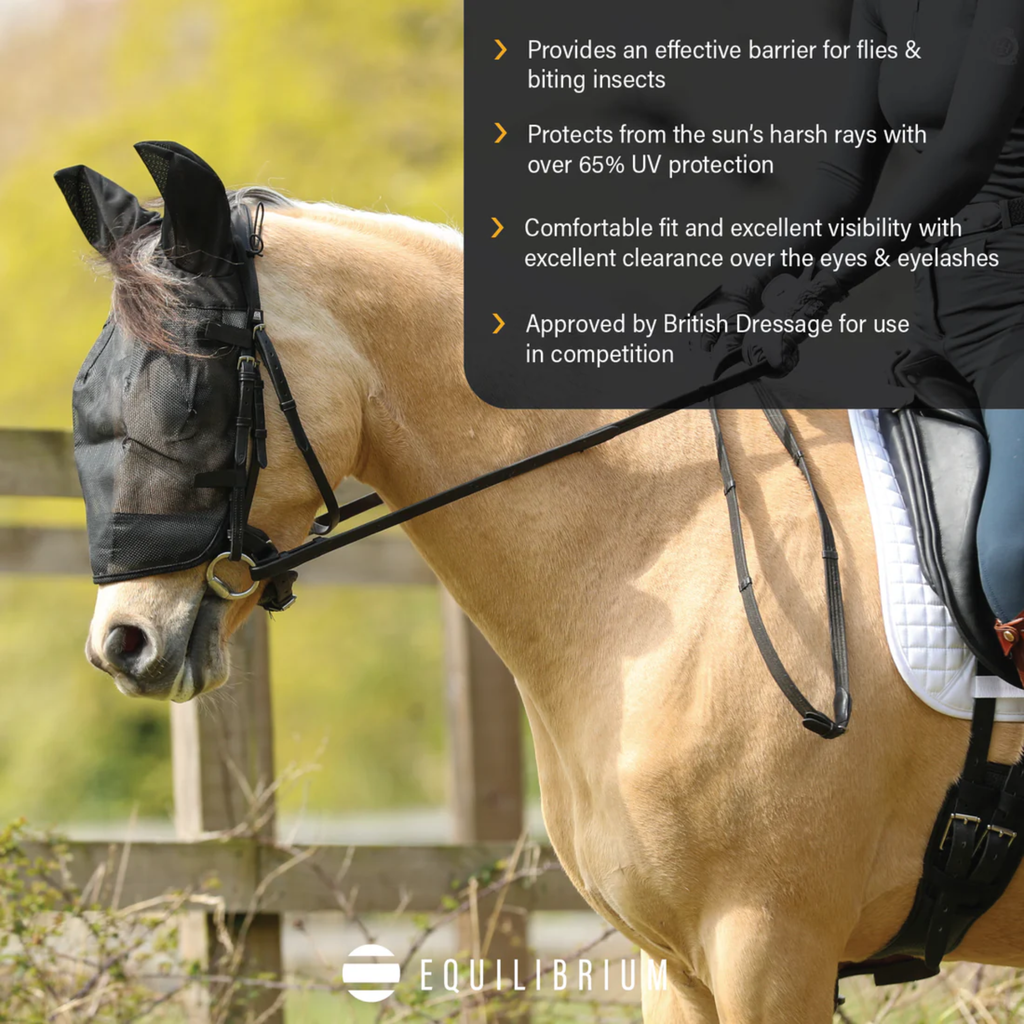 Equilibrium Net Relief Riding Mask - Black