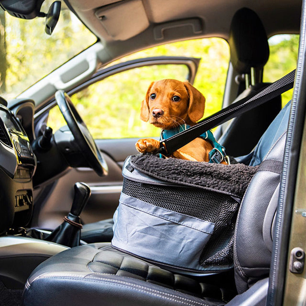 Henry Wag Pet Car Booster Seat GREY/BLACK one