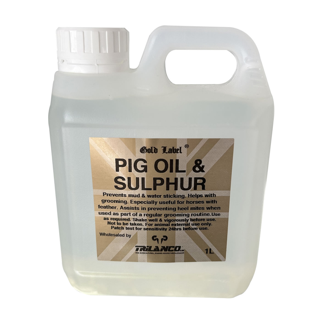 Gold Label Pig Oil and Sulphur - 1 Litre
