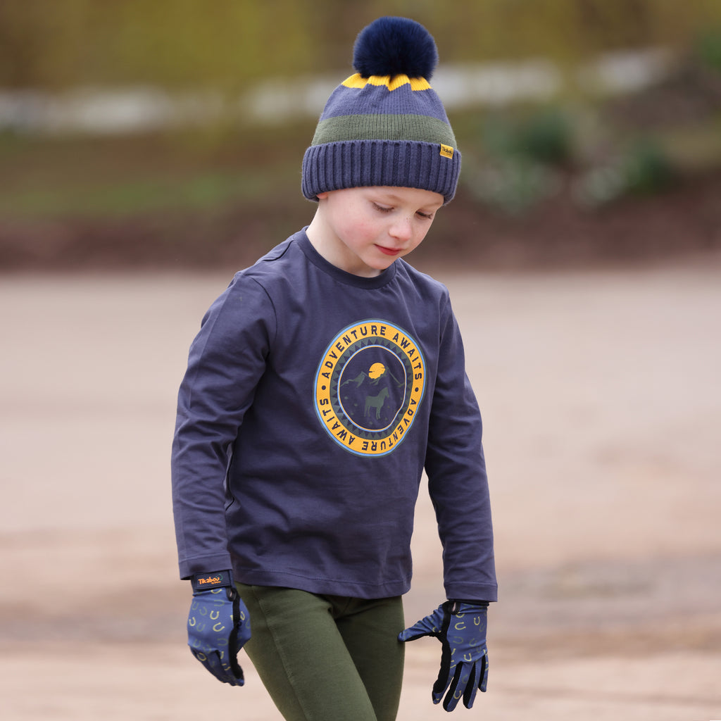 Tikaboo Long Sleeve T-Shirt - Navy