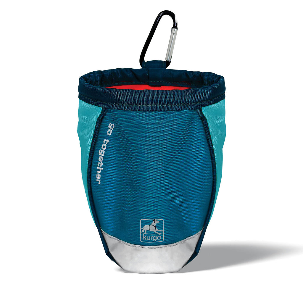 Kurgo Go Stuff It Treat Bag COASTAL BLUE blue