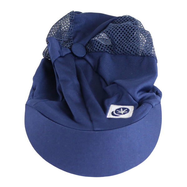 Charles Owen Lycra Mesh Silk - Navy/Silver