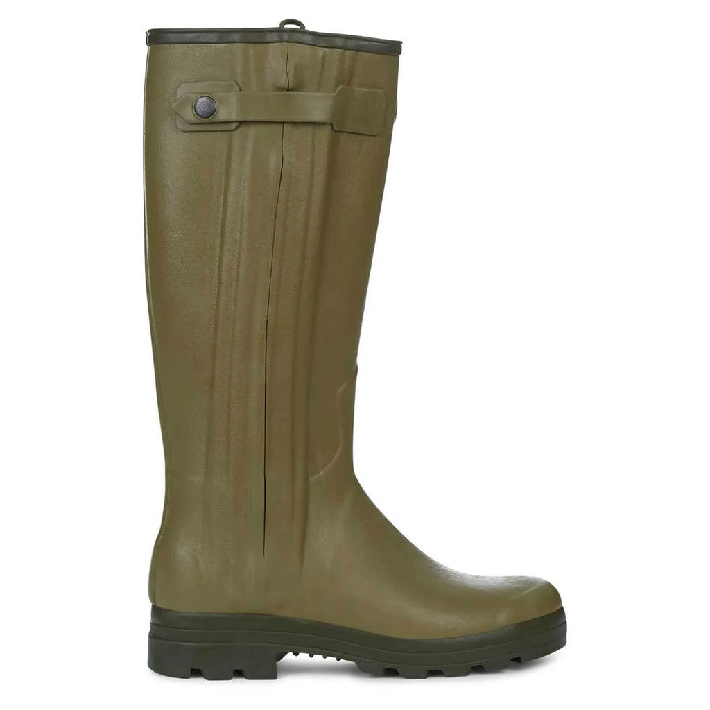 Le Chameau Mens Chasseur Leather Lined Boot - Vert Vierzon