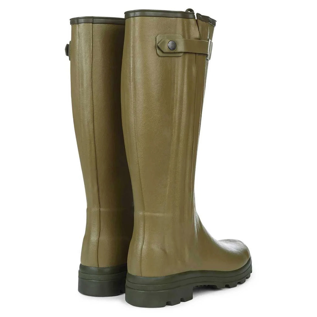 Le Chameau Mens Chasseur Leather Lined Boot - Vert Vierzon