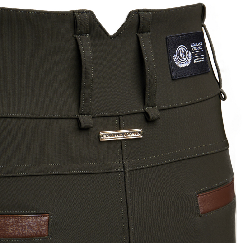Holland Cooper Thermal Heritage Breeches - Dark Olive