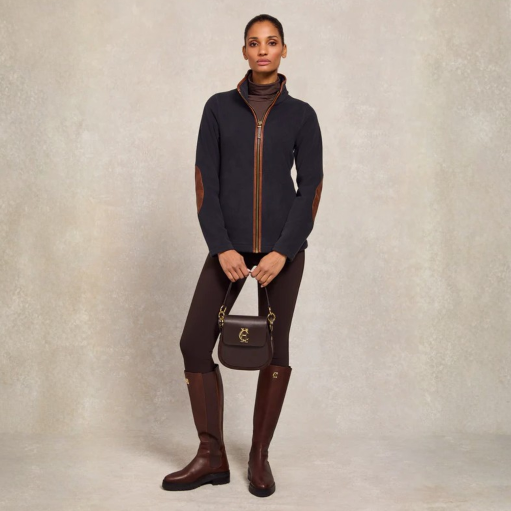 Holland Cooper Country Fleece Jacket - Ink Navy