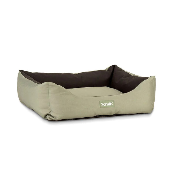 Scruffs Expedition Box Bed - Khaki Green