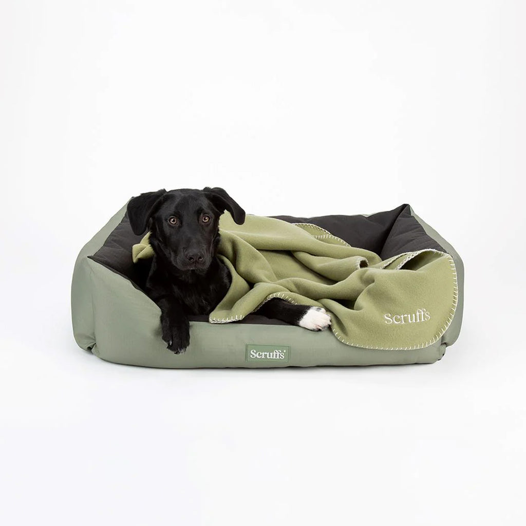 Scruffs Expedition Box Bed - Khaki Green