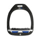 Flex-On Green Composite Inclined Ultra-Grip Stirrups - Grey/Royal