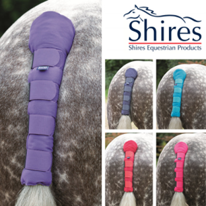 Shires Padded Tail Guard - Navy