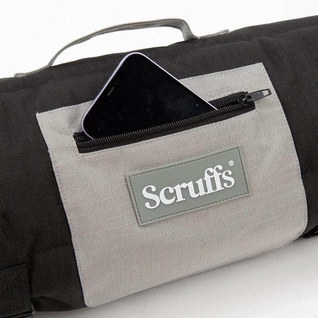 Scruffs Roll Up Travel Pet Bed - Storm Grey