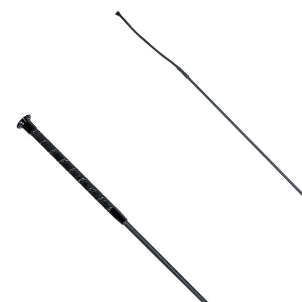 Country Direct Diamante Spiral Dressage Whip - Black