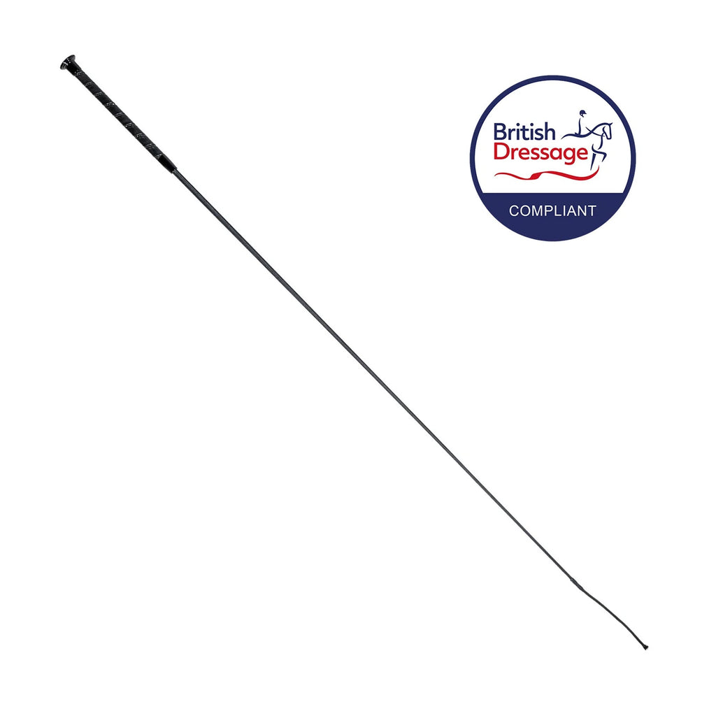 Country Direct Diamante Spiral Dressage Whip - Black