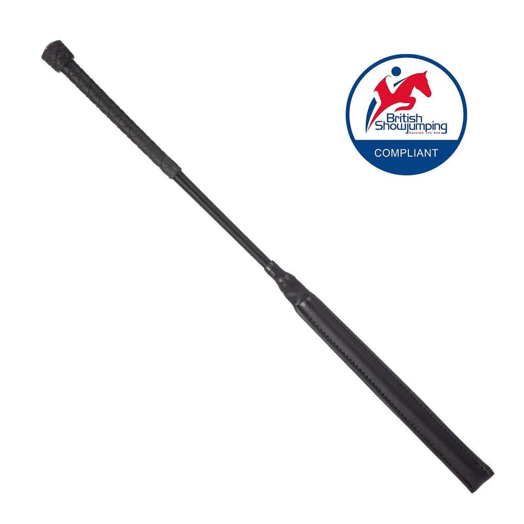 Country Direct Sussex Plain Cushion Jump Bat - Black