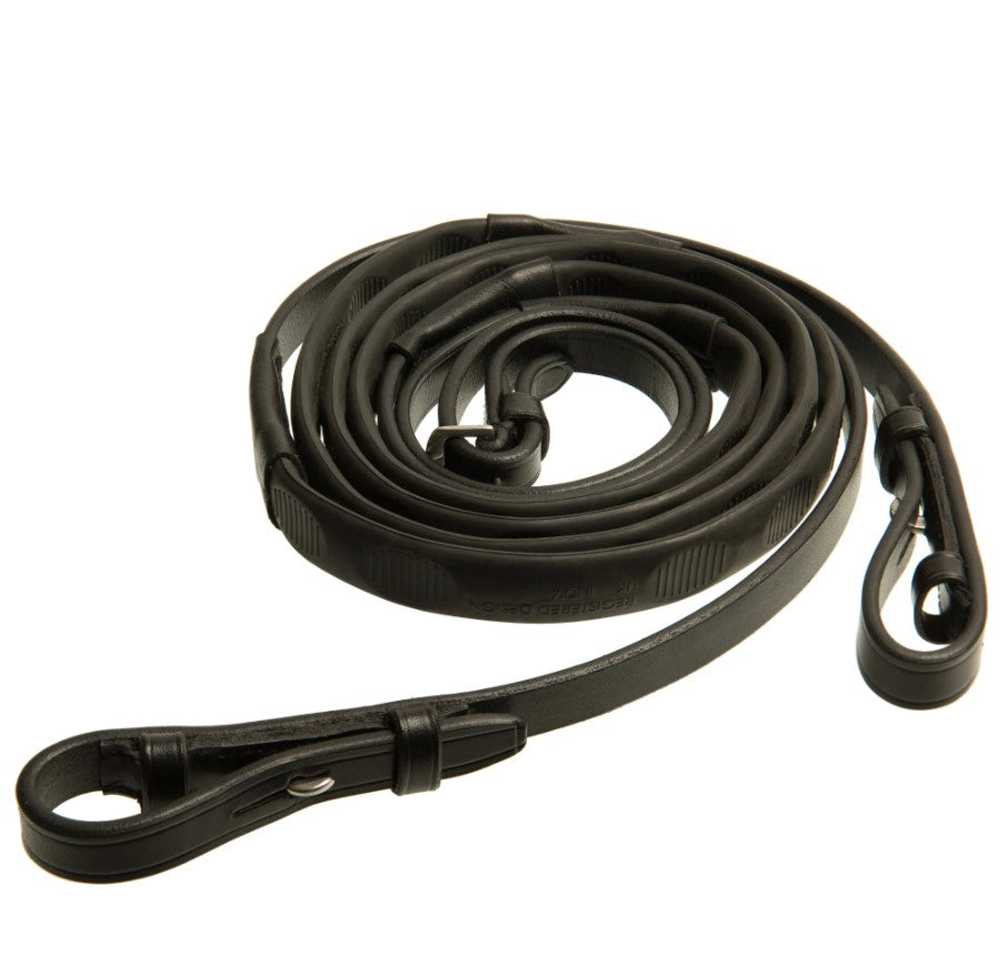 Country Direct Thumb Grip Reins - Black