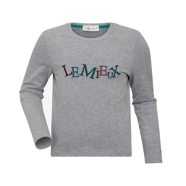 LeMieux Mini Jamie Long Sleeve Top - Grey