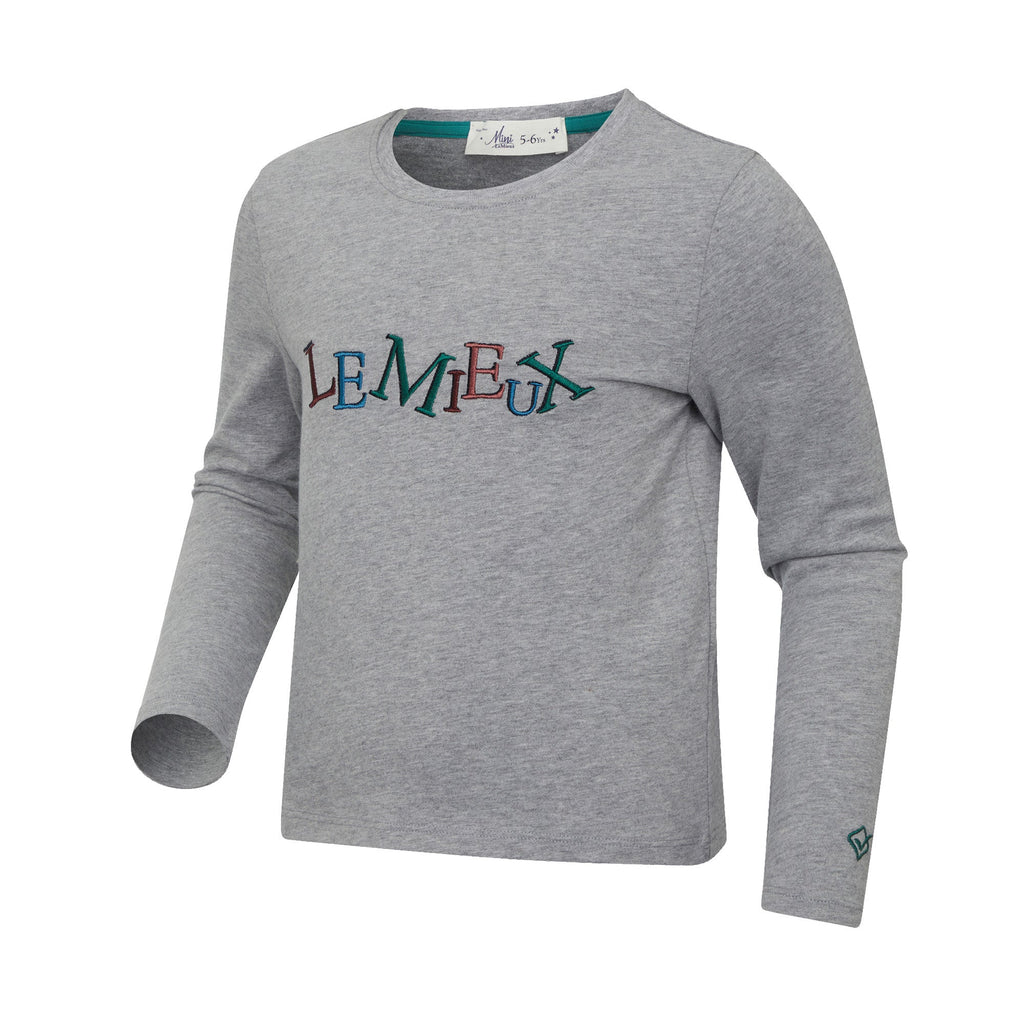 LeMieux Mini Jamie Long Sleeve Top - Grey