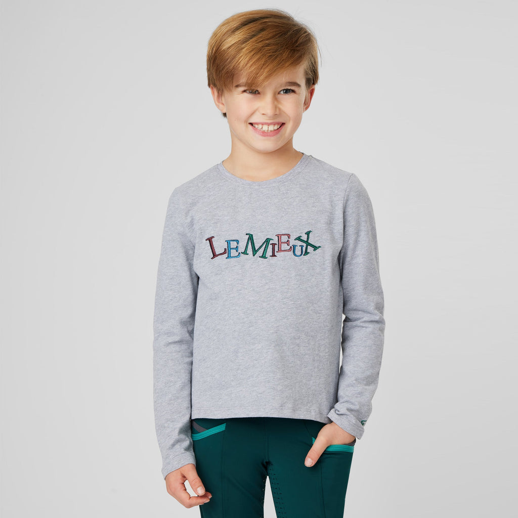 LeMieux Mini Jamie Long Sleeve Top - Grey