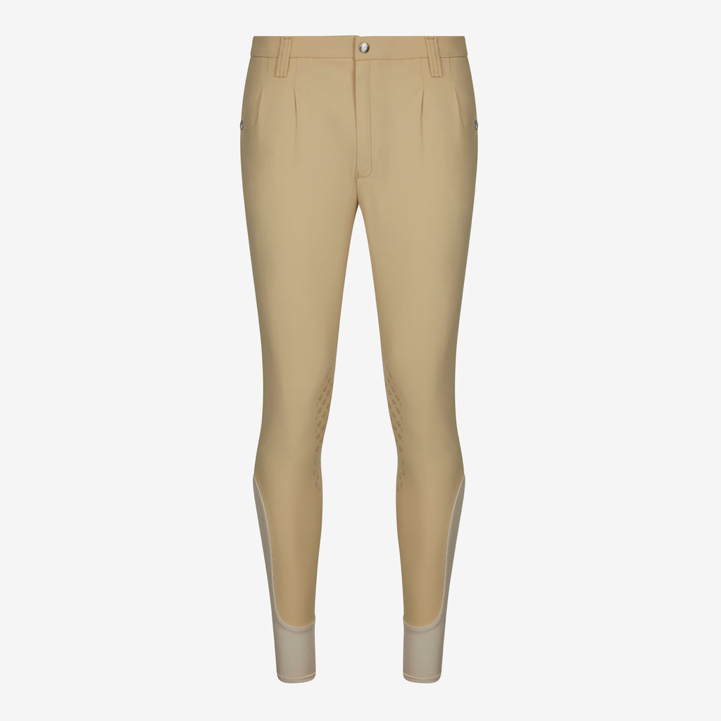 LeMieux Mens Elite Classic Pleated Breeches - Beige