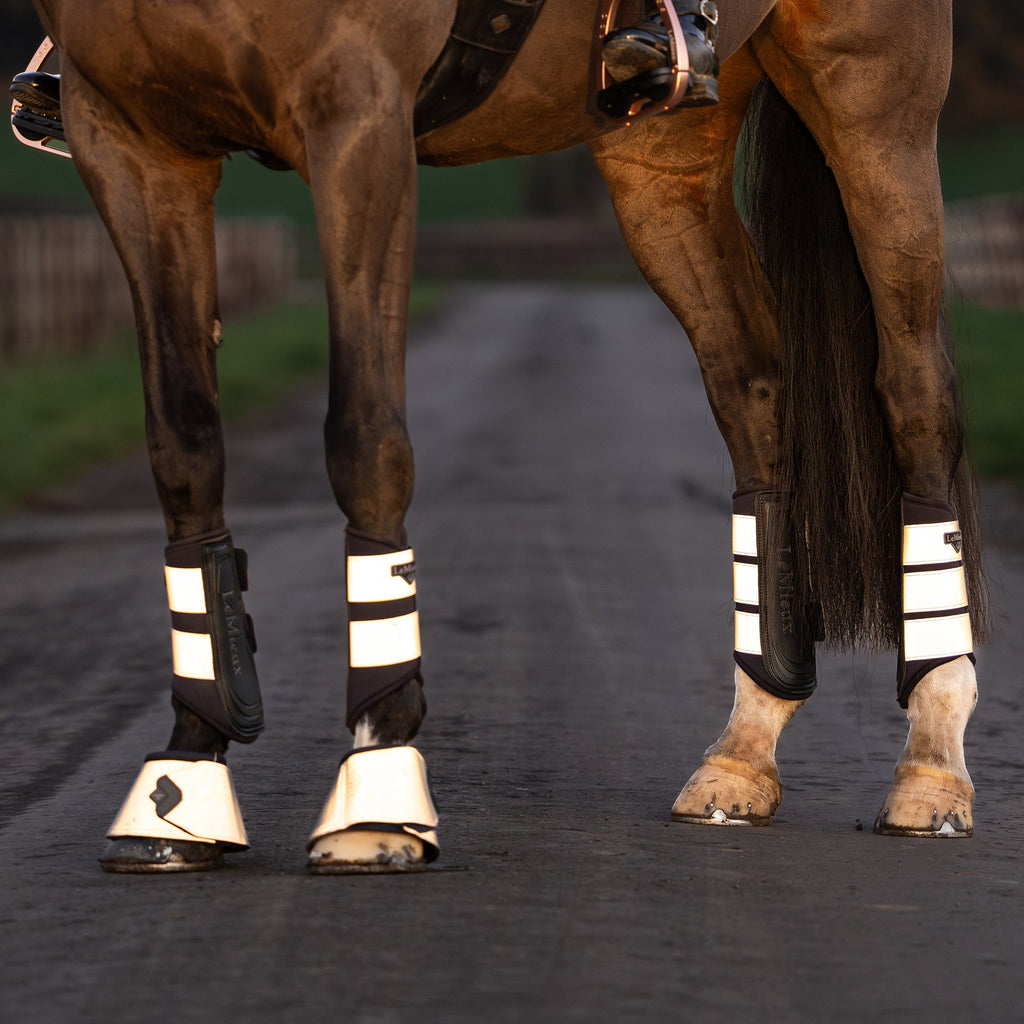 LeMieux Grafter Brushing Boots - Reflective