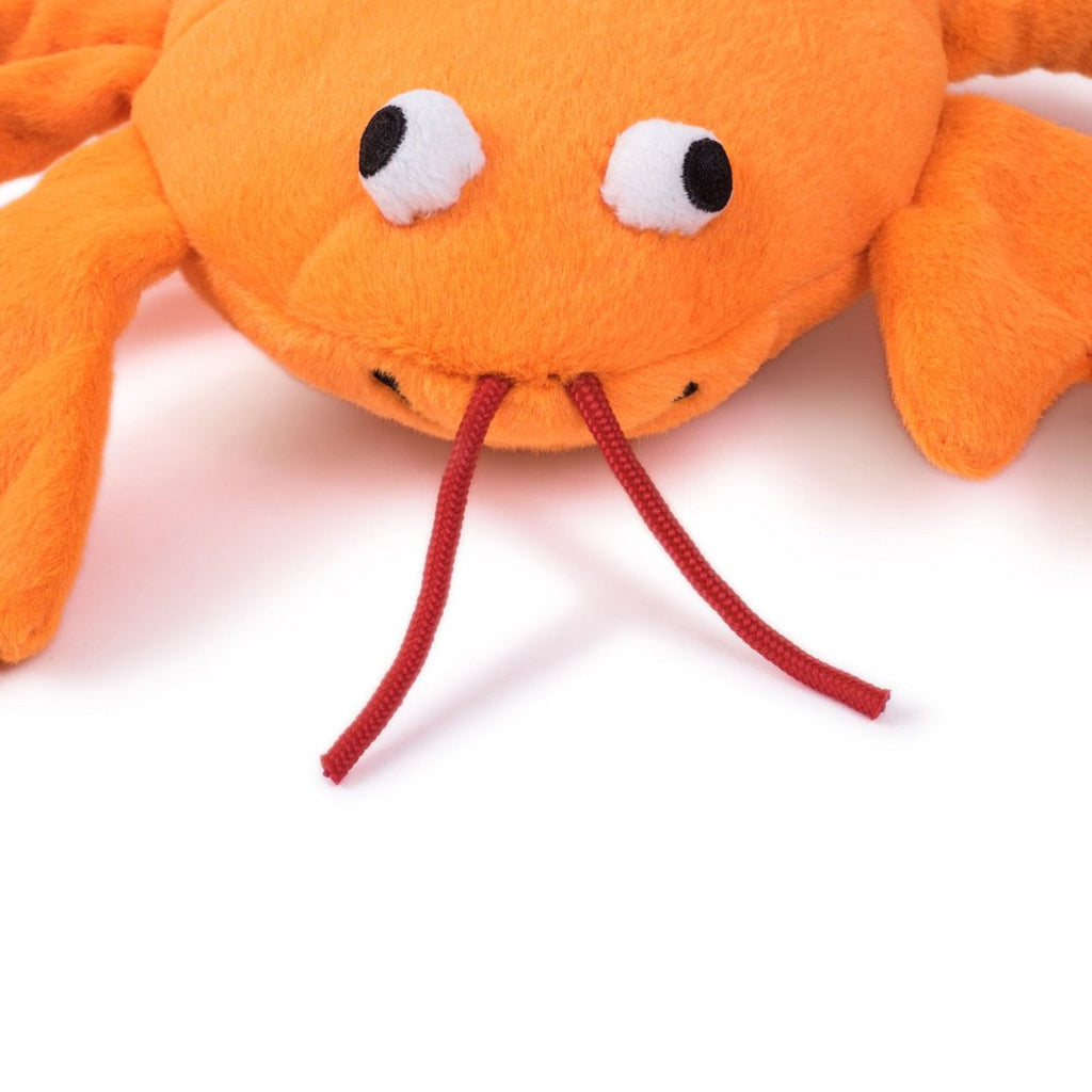 Petface Seriously Strong Plush and Rubber Lobster Dog Toy