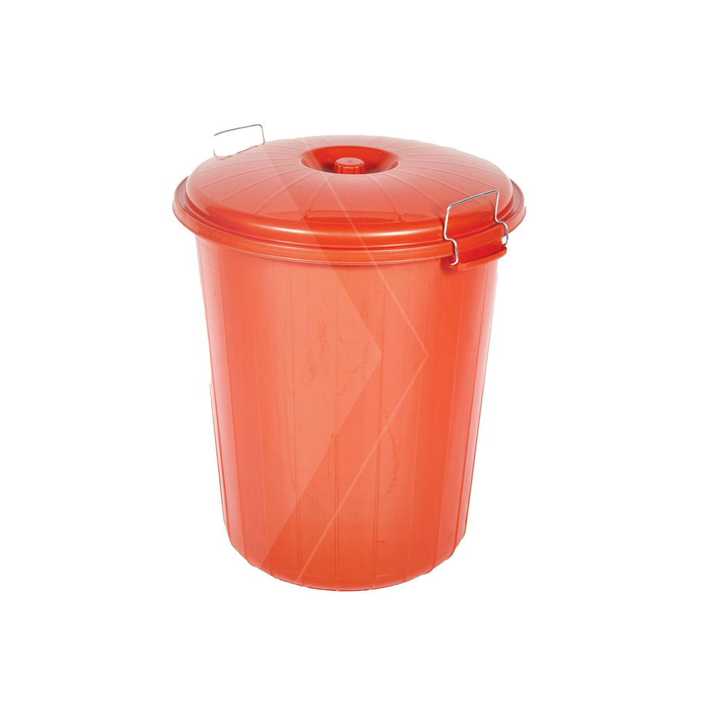 Earlswood Dustbin and Lid 70L - Red