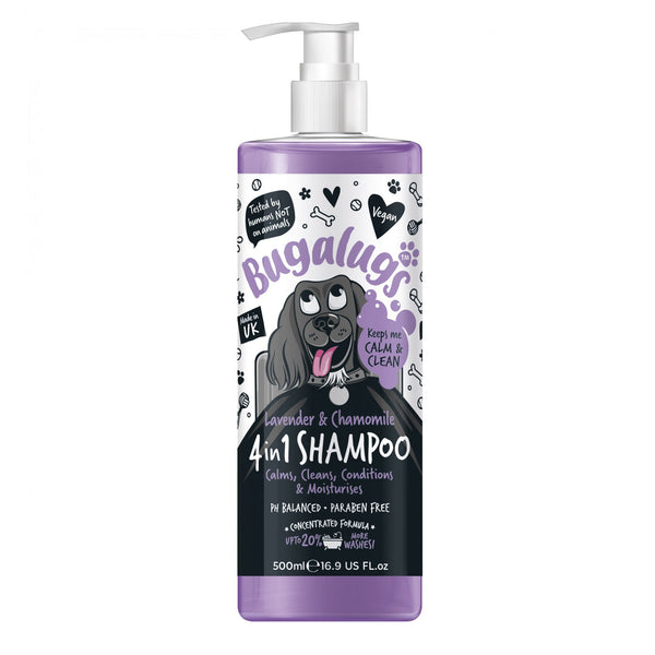 Bugalugs 4 In 1 Lavender and Chamomile Shampoo - 500ml