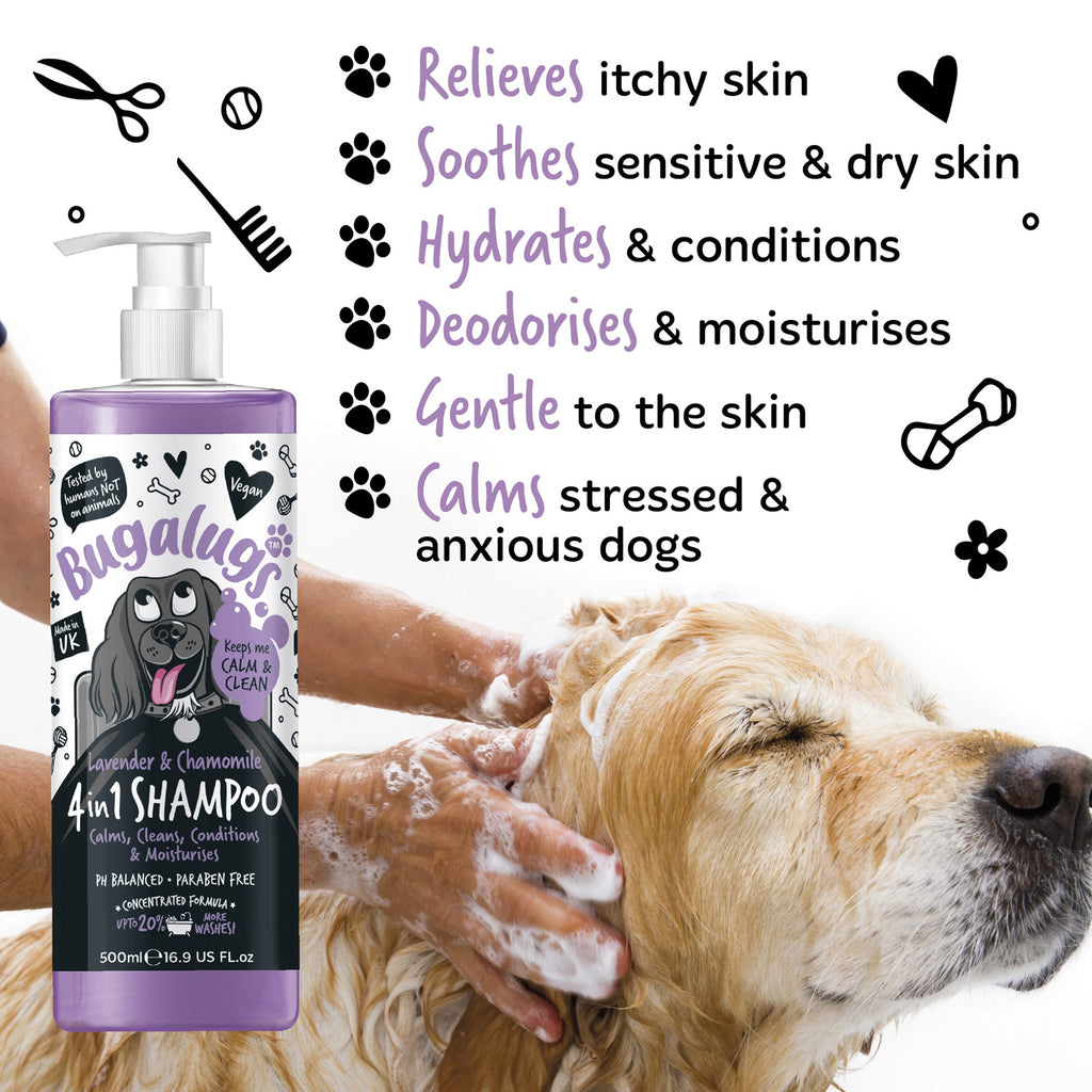 Bugalugs 4 In 1 Lavender and Chamomile Shampoo - 500ml