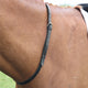 Shires Velociti GARA Leather Neck Strap - Black
