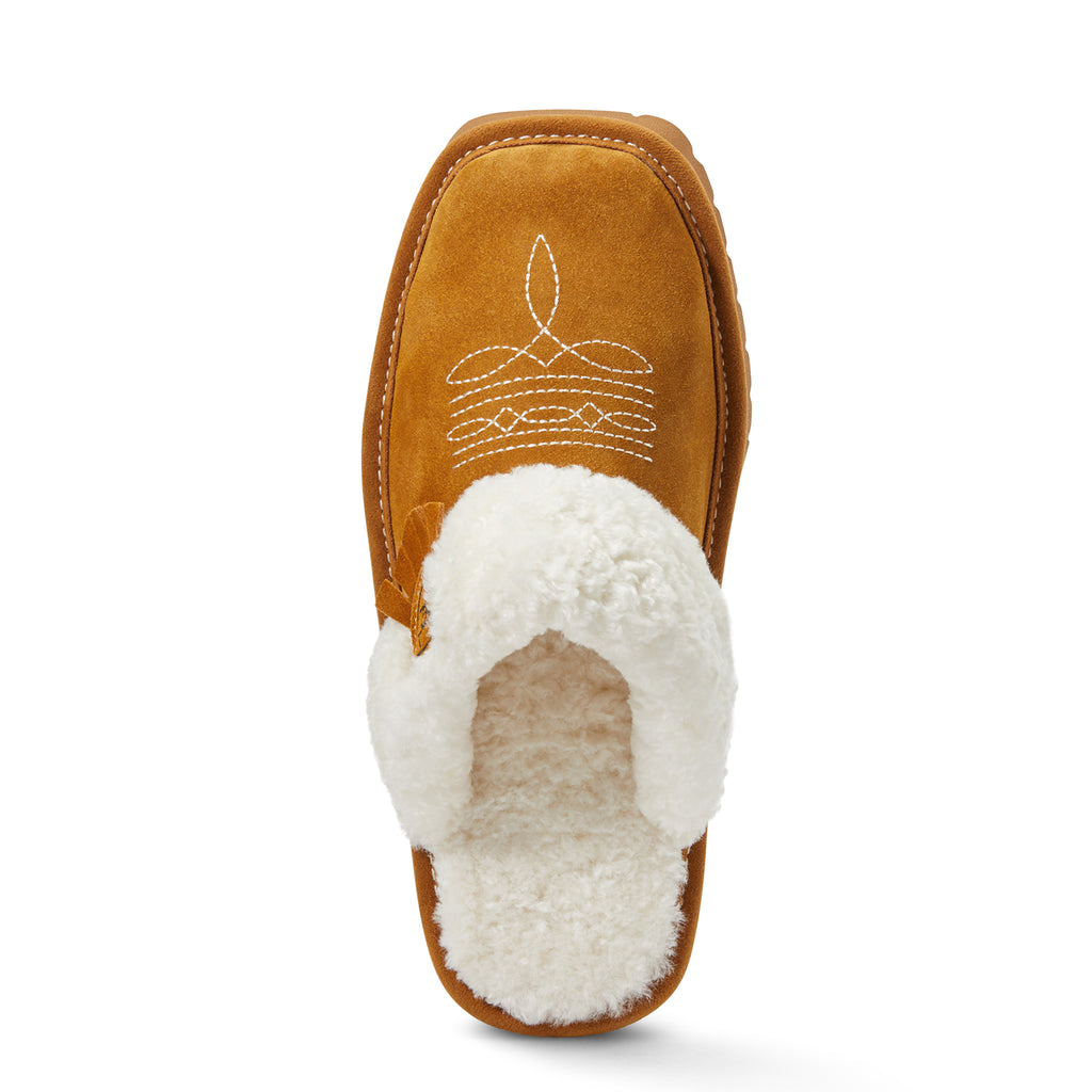 Ariat Ladies Jackie Square Toe Slipper - Chestnut