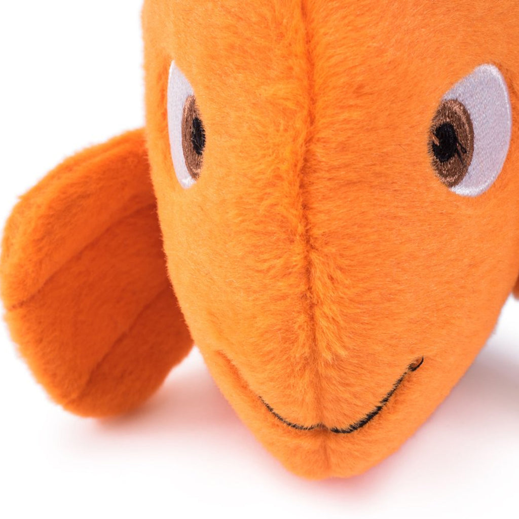 Petface Seriously Strong Plush and Rubber Fish Dog Toy