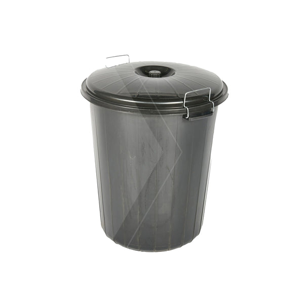 Earlswood Dustbin & Lid 70 Litre - Black