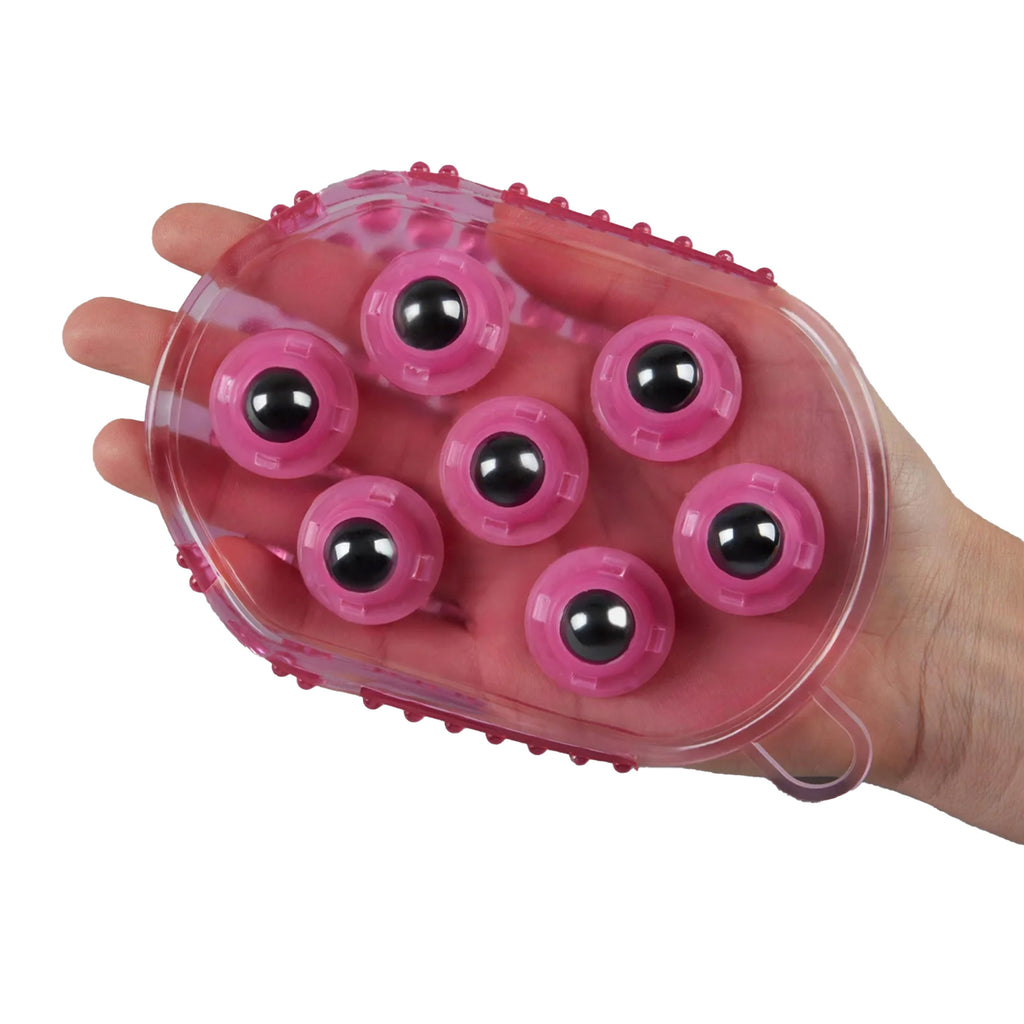 Premier Equine Horse Massage Mitt - Fuchsia