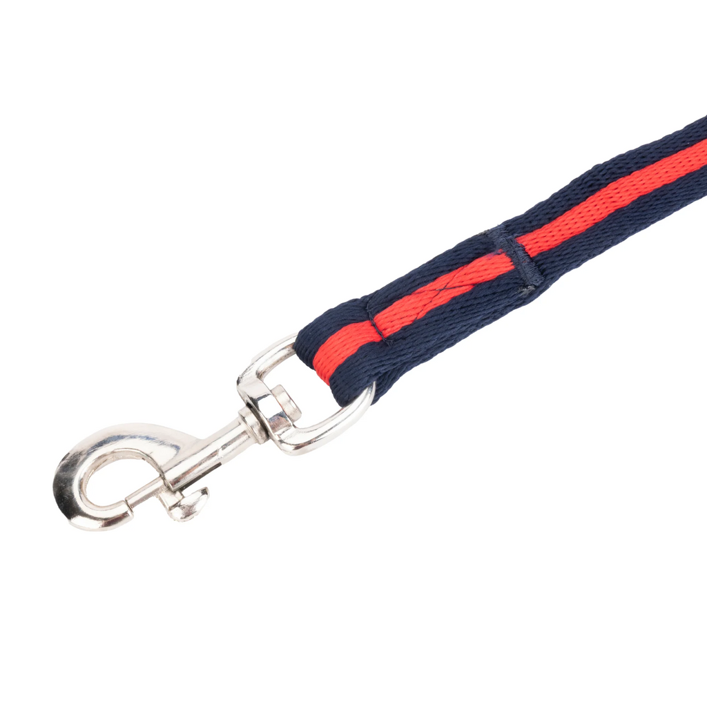 Shires Soft Feel Lunge Line - Navy/Red