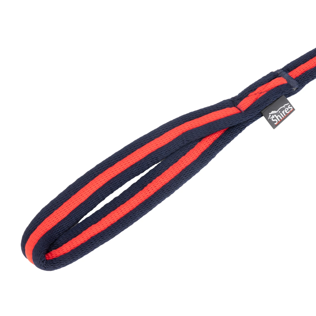 Shires Soft Feel Lunge Line - Navy/Red