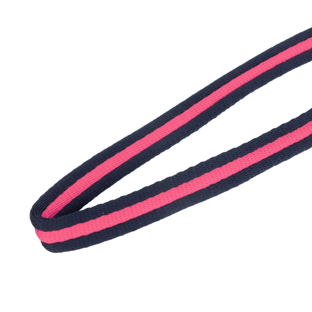 Shires Soft Feel Lunge Line - Navy/Pink