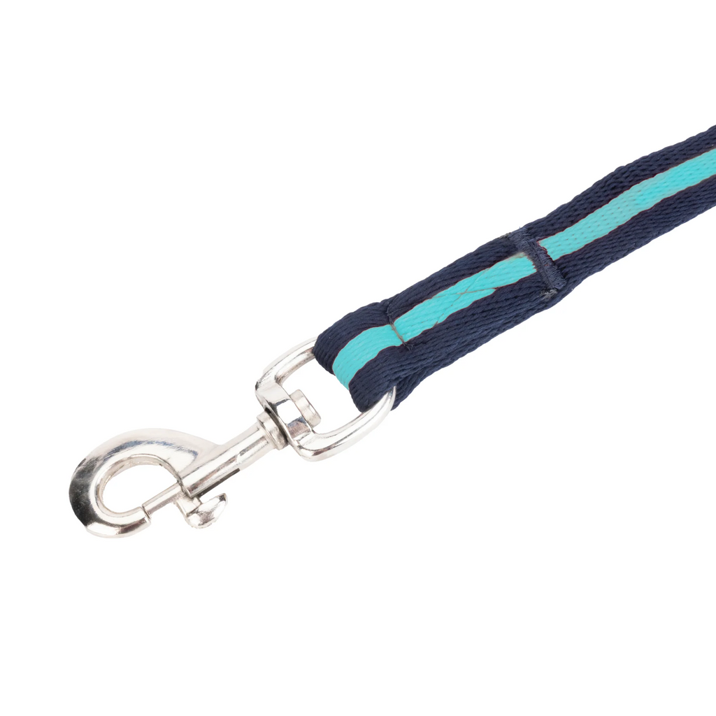 Shires Soft Feel Lunge Line - Navy/Cambridge