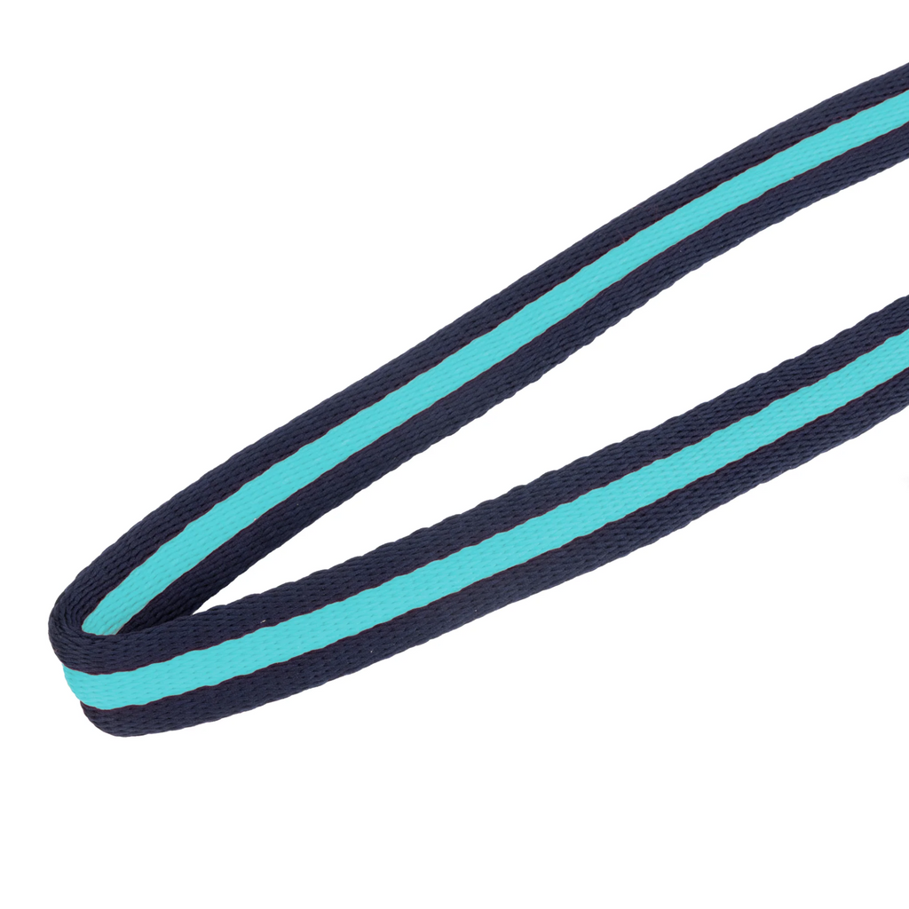 Shires Soft Feel Lunge Line - Navy/Cambridge