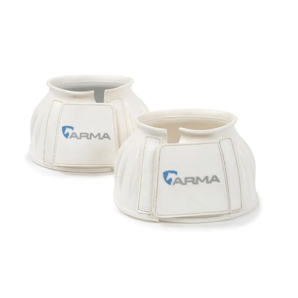 Shires Arma Touch Close Over Reach Boots - White