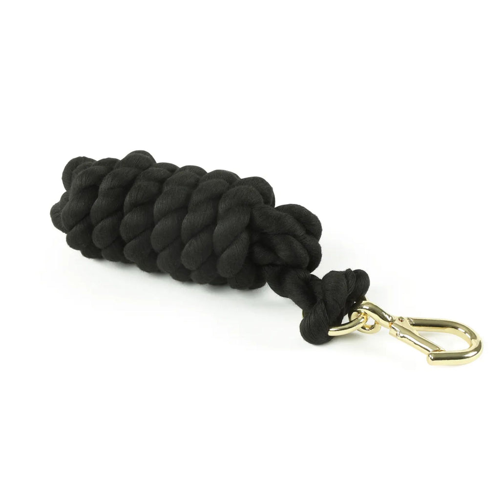 Shires Plain Lead Rope - Black