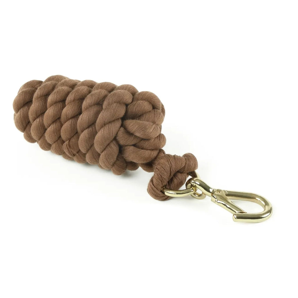 Shires Plain Lead Rope - Brown