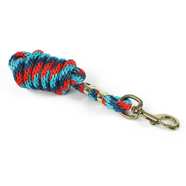 Shires Topaz Lead Rope - Navy/Red
