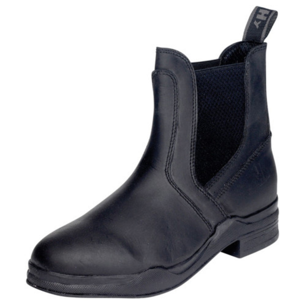 Hy Equestrian Childrens Wax Leather Jodhpur Boot - Brown