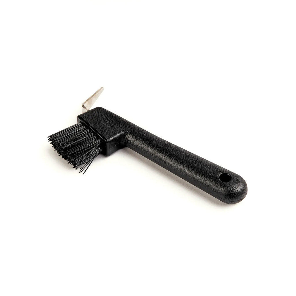 Shires Hoof Pick/Brush - Black