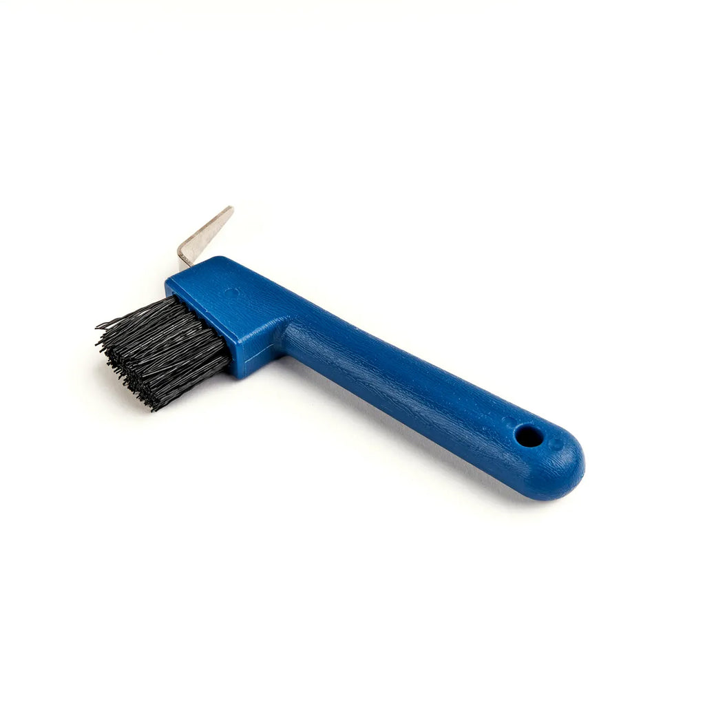 Shires Hoof Pick/Brush - Blue