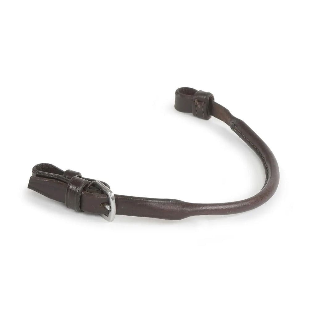 Shires Rolled Lip Strap - Havana