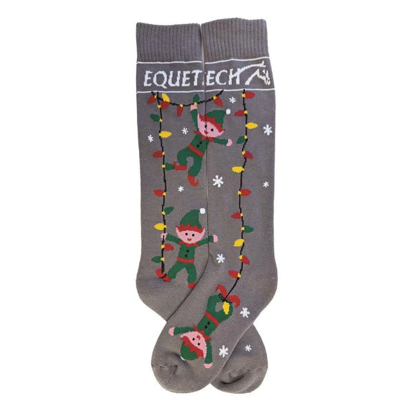 Equetech Cheeky Elf Riding Socks - Grey