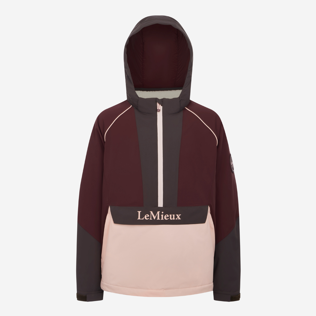 LeMieux Young Rider Bailey Waterproof Anorak - Bramble