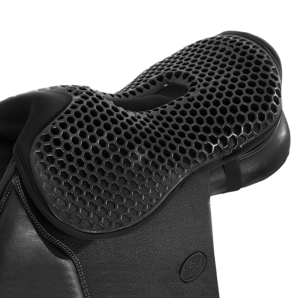 Acavallo Ortho-Pubis Gel Out Jumping Seat Saver 20mm - Black